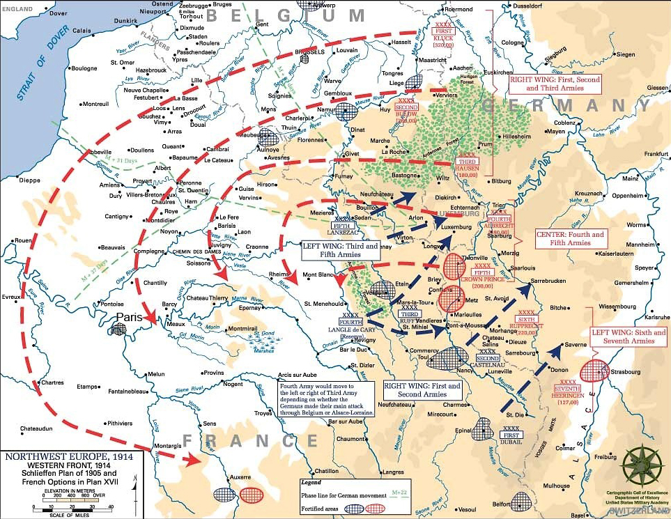 Стратегический план военного командования германии в первой мировой войне