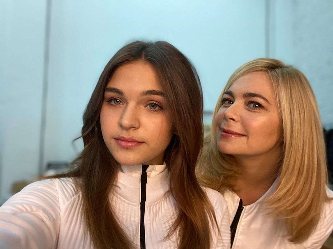 Ирина Пегова с дочкой 2020