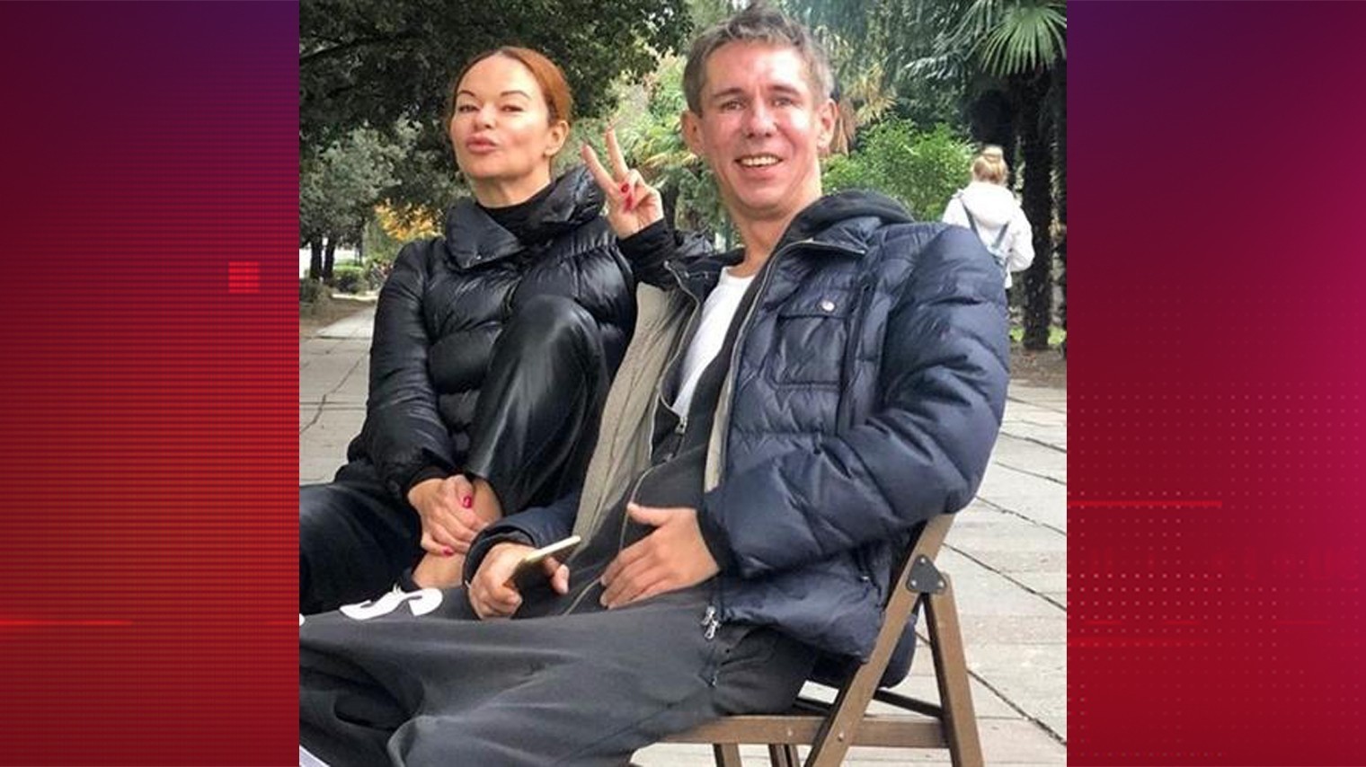 Алексей Панин с женой 2021
