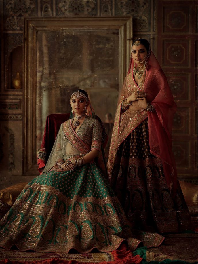 Современные индийские свадебные наряды. Фото