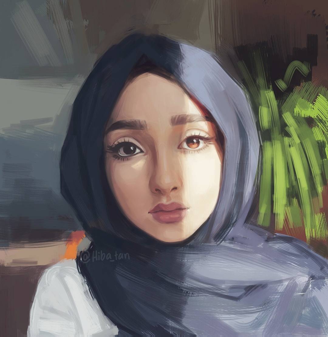 Hijab art. Хиба Тан. Hiba tan художник. Hiba tan Art девушки. Девушка в хиджабе.