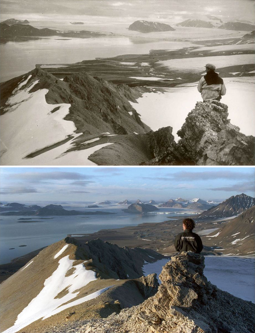 Фото антарктиды 100 лет назад и сейчас