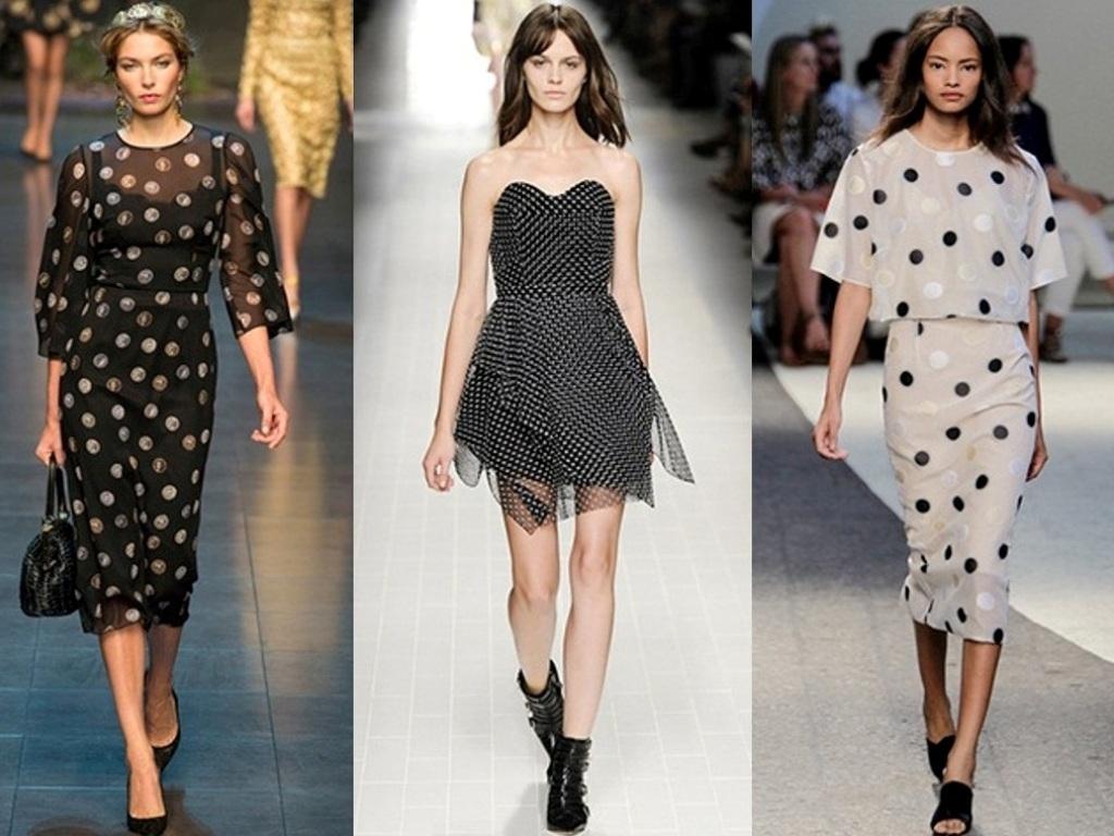 Платье Горох 2023 Модное фото 2