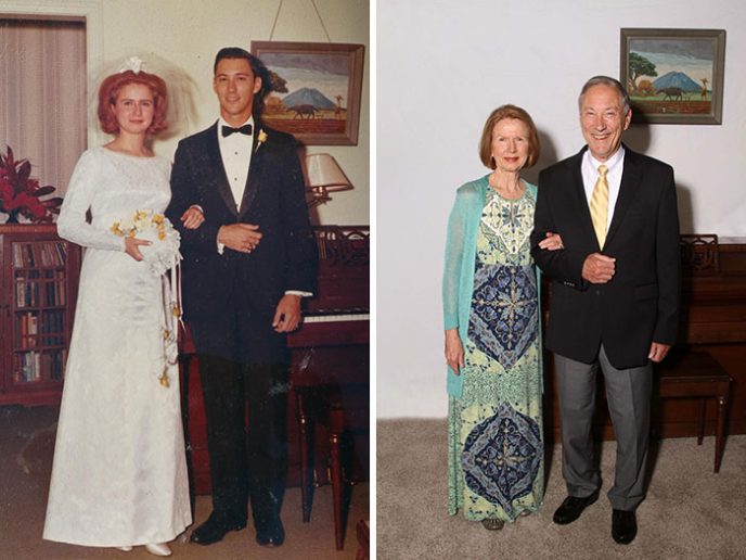 20 семей, которые воссоздали свои старые снимки спустя много лет 64