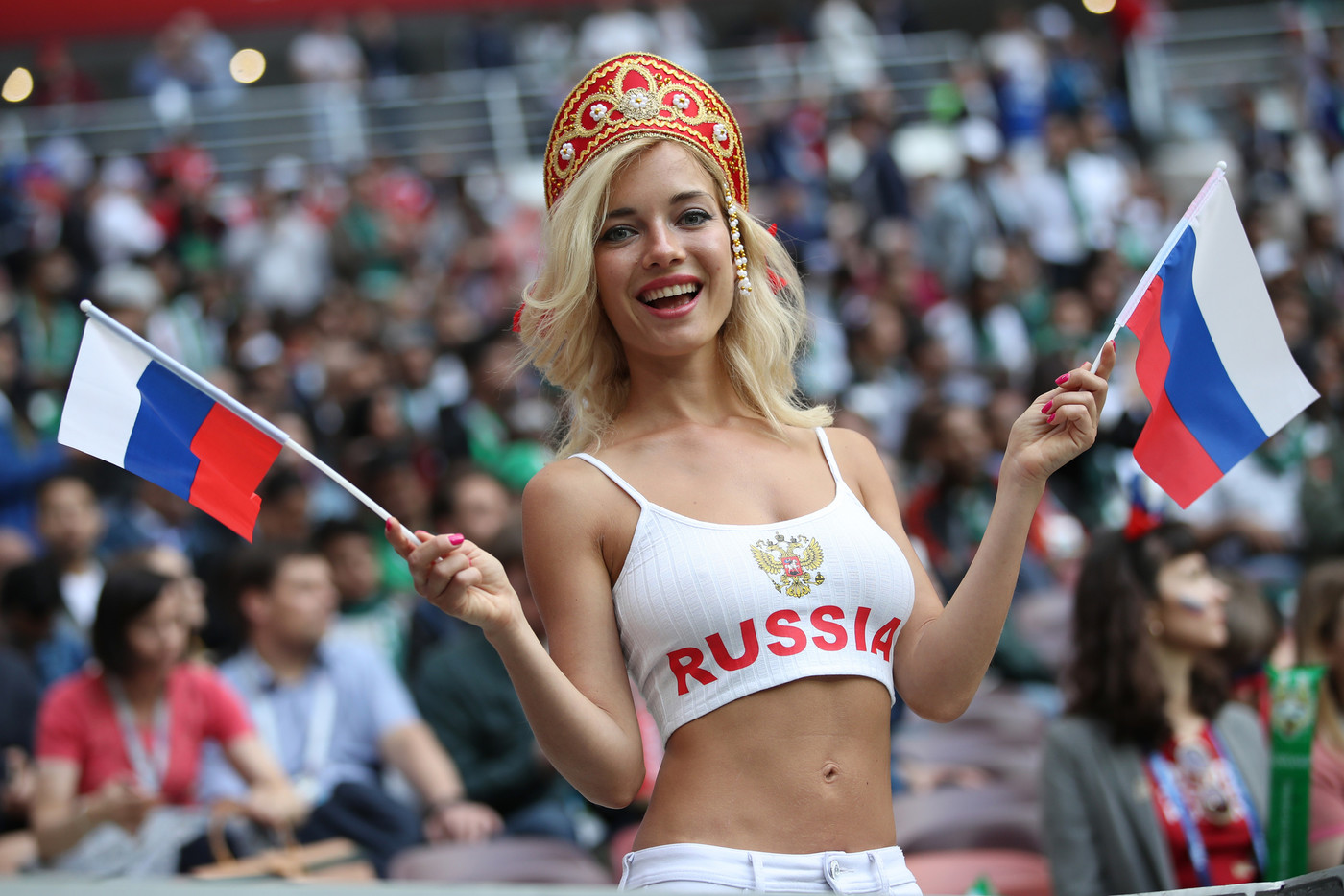 Российские болельщицы на ЧМ 2018 по футболу фото