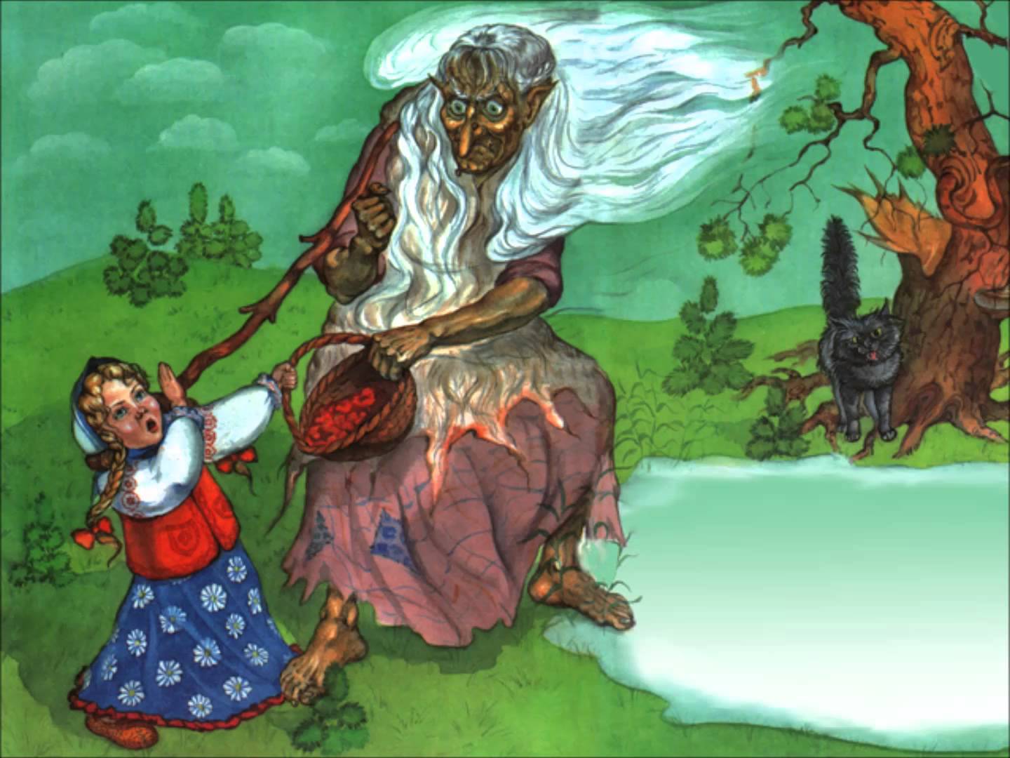 Баба Яга и ягоды мультфильм